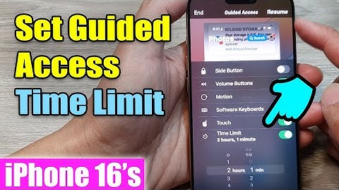 iPhone 16/16 Pro Max: How to Set Guided Access Time Limit