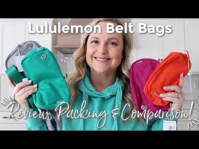 Review! Lululemon's Large Everywhere Belt Bag Size Comparison Plus