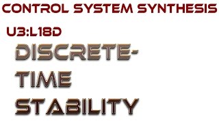 L18D: Discrete-Time Stability