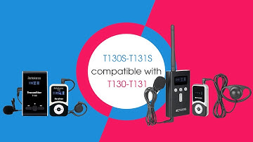 T130S T131S Tour Guide System Upgrade Model and the Old Model