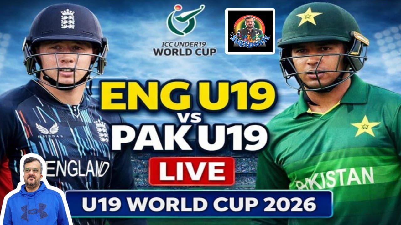 Live : England vs Pakistan U19 | 4th Match Group C | U19 WC 2026 | Pakistan Chase 211
