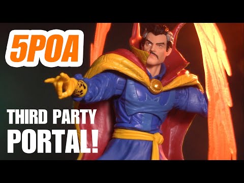 Third Party Doctor Strange Portal + Marvel Legends 2022 Walmart Exclusive 5POA Action Figure Review