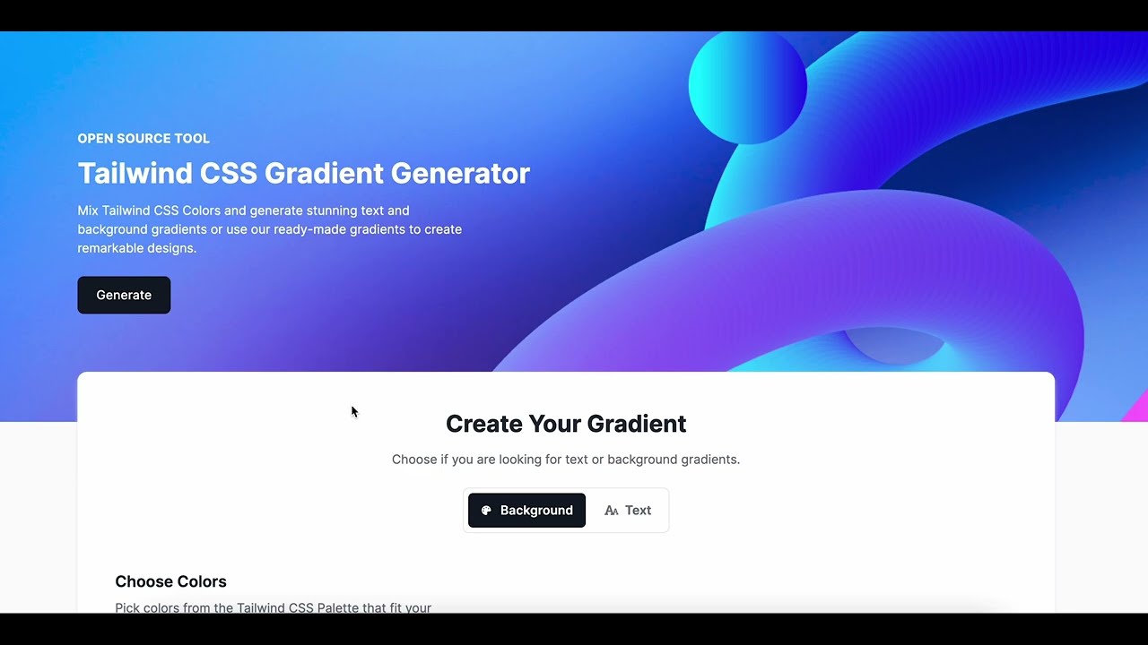 Trình tạo Gradient: Tạo hiệu ứng Gradient cho website của bạn ngay bây giờ với trình tạo Gradient của chúng tôi. Điều này nhằm giúp bạn tạo ra một trang web đẹp hơn và thu hút nhiều khách hàng hơn. Một công cụ đầy hứa hẹn cho những nhà phát triển web chuyên nghiệp.