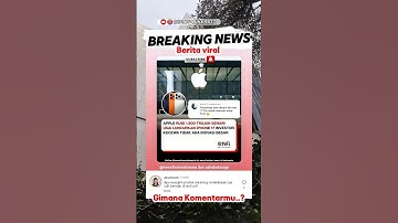 Aplle Rugi 1.500 Triliun Seharai Usai Luncurkan Iphone 17 Investor Kecewa Tidak Ada Inovasi Besar