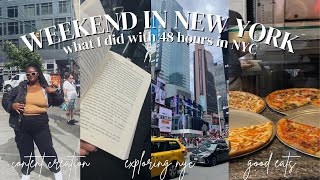 NYC TRAVEL VLOG | 48 hours in new york, trip prep, times square, six the musical, good food, & more! screenshot 4