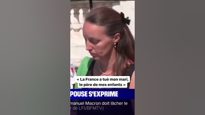 La France a t.ué mon mari ! Adjudant Comyn ...