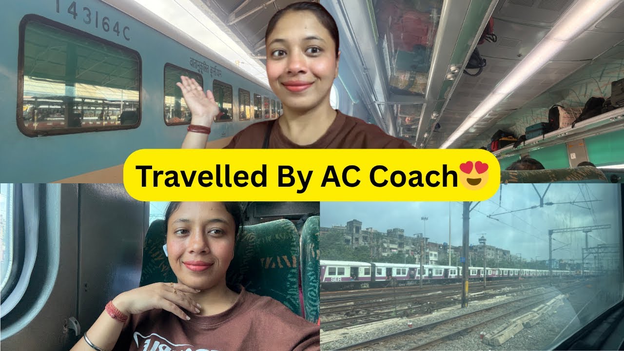 AC Coach Train Travel Journey From Kolkata🚂|Facilities Of AC Coach Train☺️|Review⁠