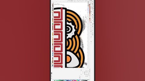 How to draw ramen noodle icon with coreldraw