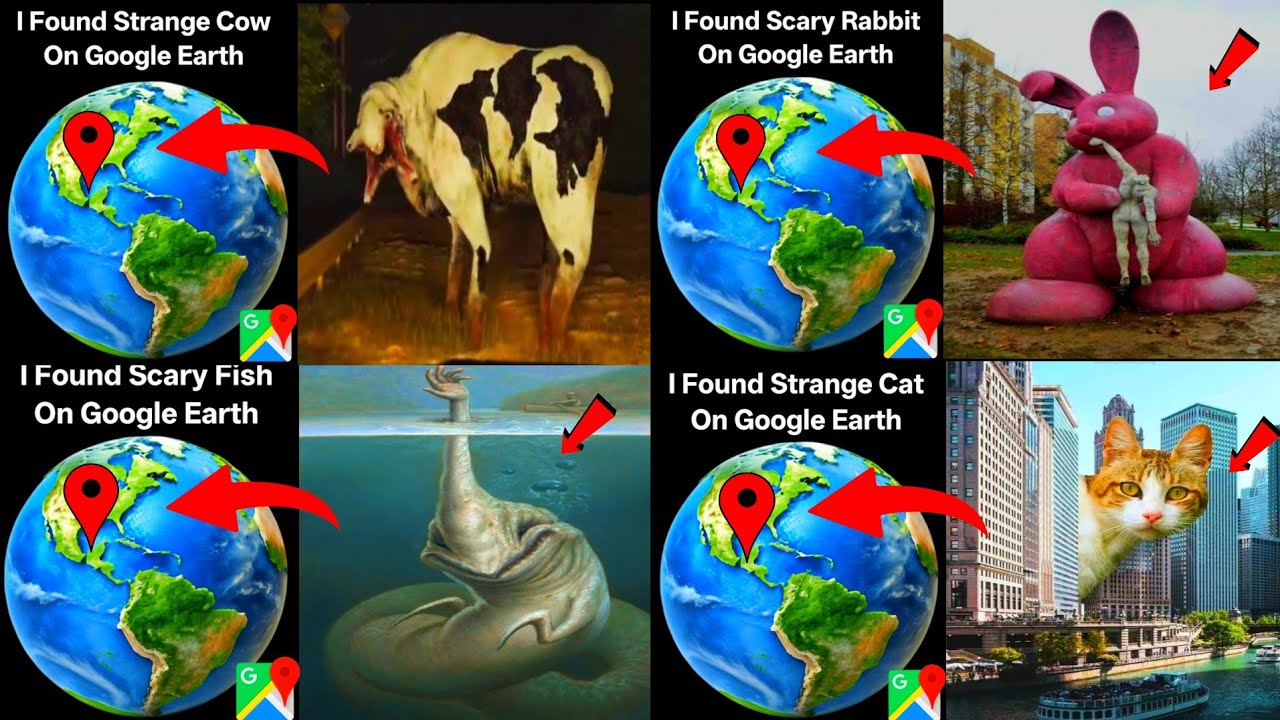  I Found Top 4 Unique Secret Places #googleearth #googlemaps #viralvideo #worldshiddenthings