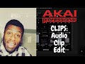 Akai 3.05 - Clip Edit - Audio
