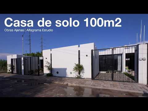 ¡Casa de una planta en solo 100 m²! | Alfagrama Estudio