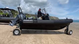 AMP amphibious RIBs Boat a video of how showing the operation and benefits
