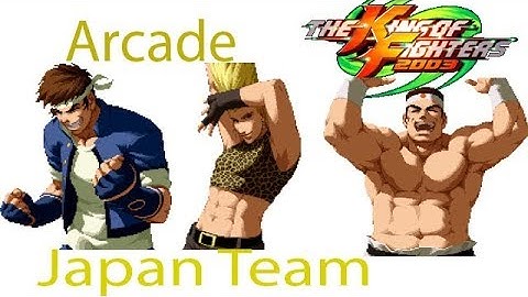 The King Of Fighters 2003 Arcade - Japan Team