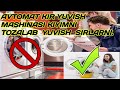 avtomat kir yuvish mashinasi kiyimni tozalab yuvish sirlarni bilasazmi Órganing