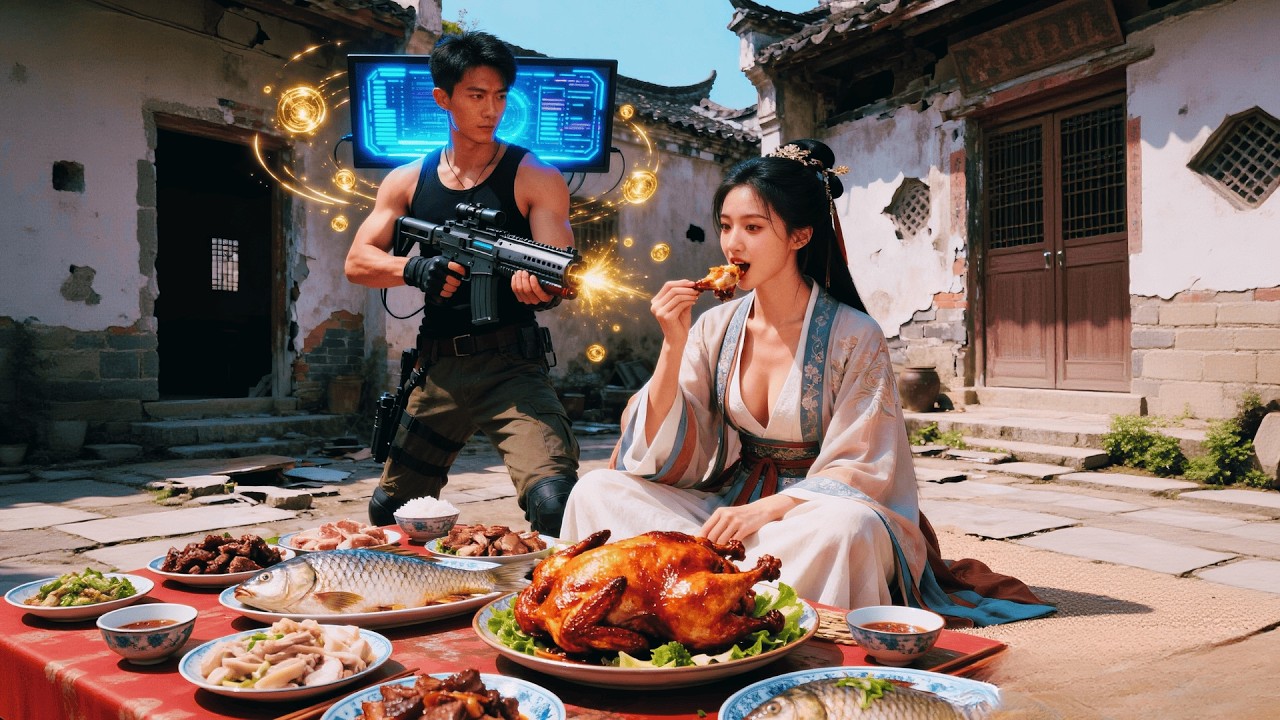 窮小子穿越到古代幫五個嫂子解情毒，沒想到一夜後覺醒系統，兌換現代科技讓嫂子們頓頓吃肉！#短劇 #爽劇 #穿越 #重生