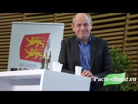 Pierre Larrouturou présente le Pacte Finance-Climat (Rencontres de l’Économie Normande Responsable)