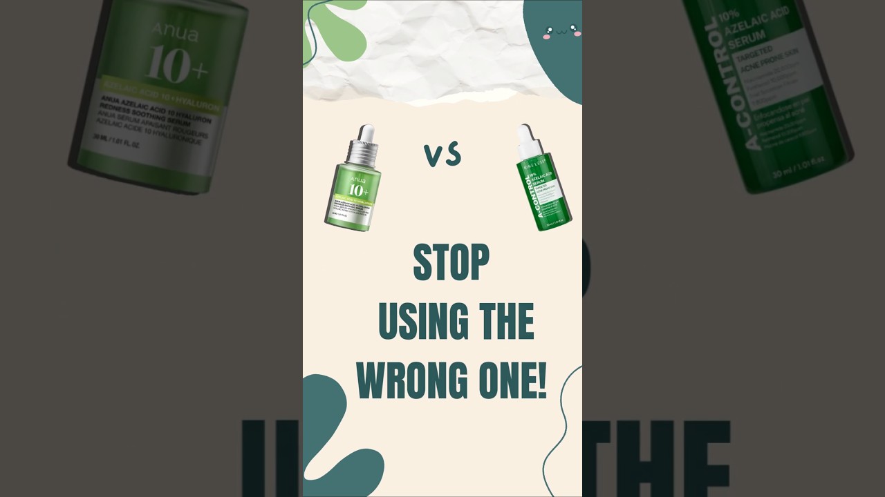 Azelaic Acid Showdown: Anua vs. Nineless 