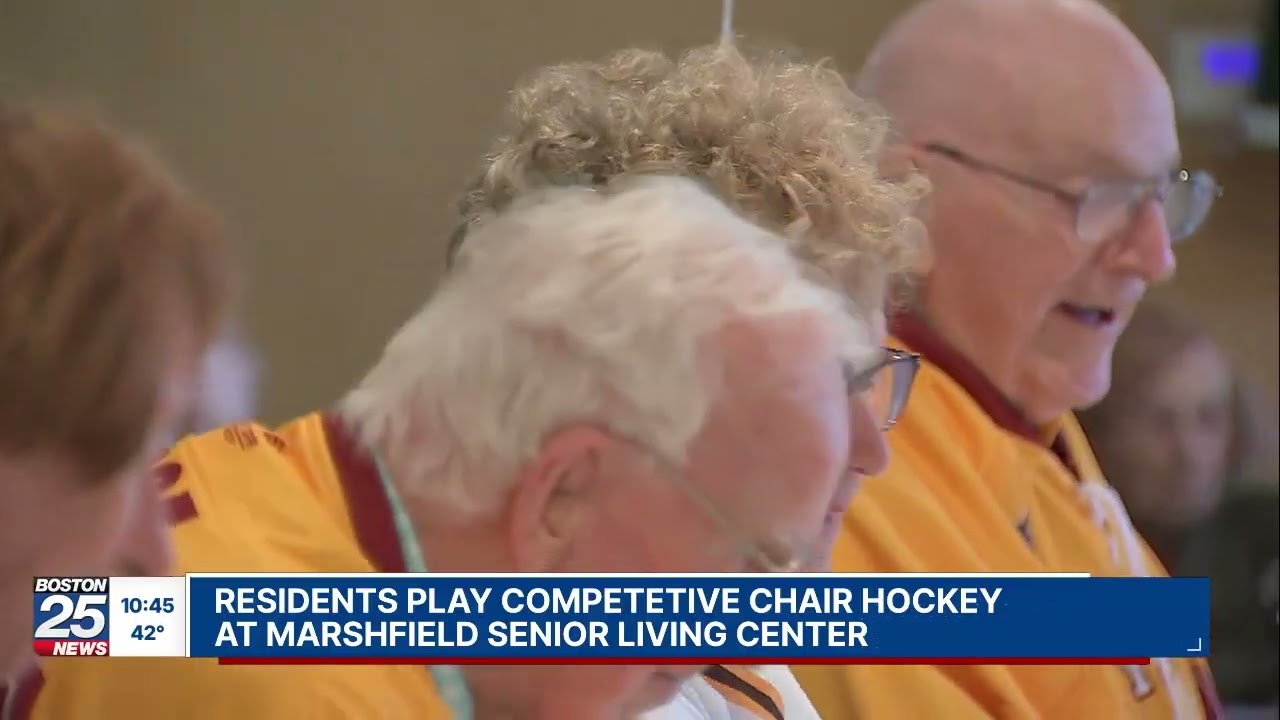 Senior Hockey in Marshfield. Boston 25 story