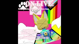 Noodle turns off her live stream because of her dad at 3:00 am #furry #antizoo