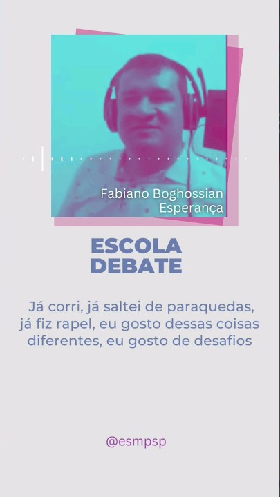 COISAS DE CEGO- Fabiano Boghossian Esperança