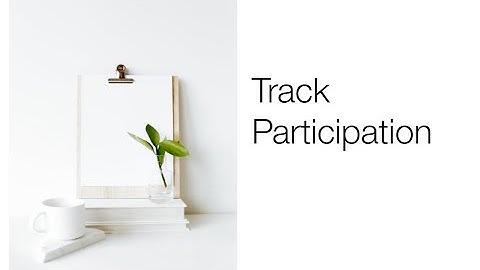 eComm | Cvent, Tracking Participation