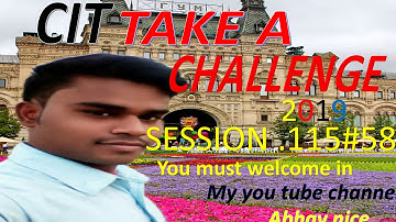 Cit take a challenge session 115#cit58