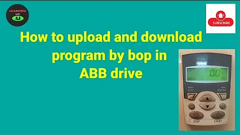 upload and download program by bop in abb drive@learning_Ajay.Upraiti #automation #programming #solution