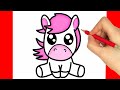 COMMENT DESSINER UN PONEY - COMMENT DESSINER UNE LICORNE