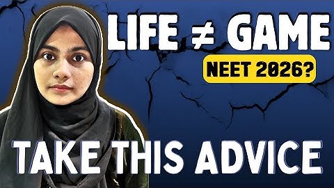 RETHINK YOUR DECISION AND STAY FIRM ON IT! | NEET 2026 | Yasmin Sayyed Official