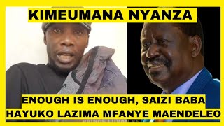 ENOUGH IS ENOUGH, SAIZI BABA IS NOT HERE, YOU HAVE TO MAKE DEVELOPMENTS! ANGRY LUO MAN WARNS ODM MPS