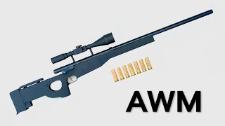 World_Famous_AWM_with_Scope | Mohit Mahura | How do you make this sniper rifle #awm #sniper_rifle