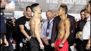 ANTHONY CROLLA v DAUD YORDAN - *FULL & UNCUT WEIGH IN* / USYK-BELLEW - HE WHO DARES