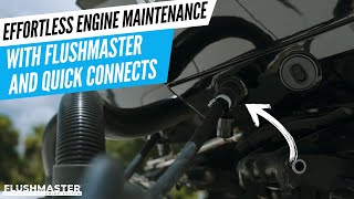 How The Flushmaster & Quick Connects Are Perfect for Flushing Your Engines | Flushmaster