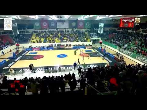ثلاثية محمود عابدين في سلة الاهلي الوحدات يفوز على الاهلي بدوري كرة السلة الاردن ثلاثية