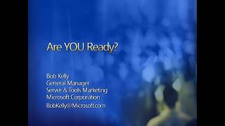 TechEd 2006 - Optimize Enterprise Infrastructure: Are YOU Ready - Bob Kelly - 2006/06