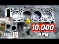 Which way do pistons fly out at 10000 revs?