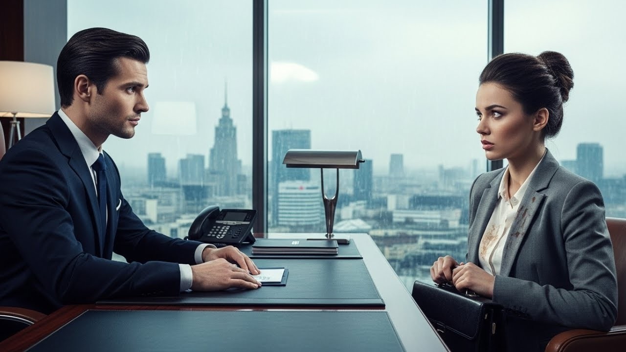 Zrujnowała poranek, beszcząc obcego — aż zobaczyła go na rozmowie jako swego milionera szefa