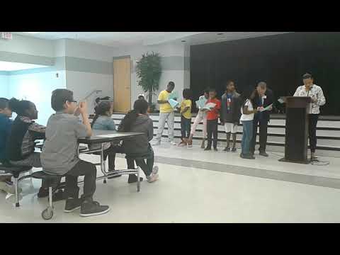 Award ceremony 2017 - 2018 Kimbell elementary school 4th grade