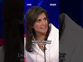 Nikki haley responds to attacks from vivek ramaswamy during debate