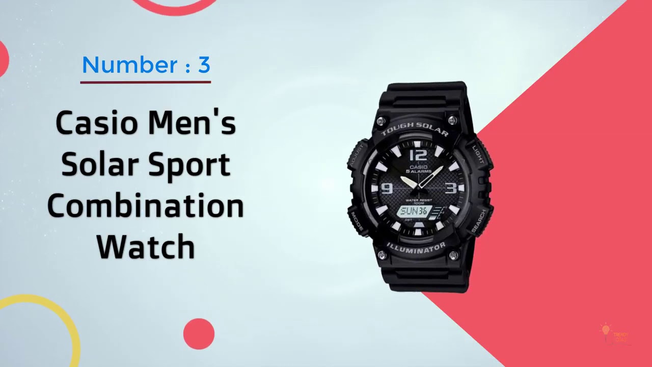 Best Top 5 Solar Watches Review in 2020 YouTube