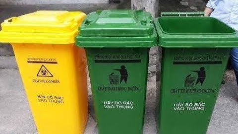 Thùng Rác Y Tế 120 Lít, 240 lít, 60 Lít, 20 Lít, 15 Lít, Thùng Rác Bệnh Viện 120L