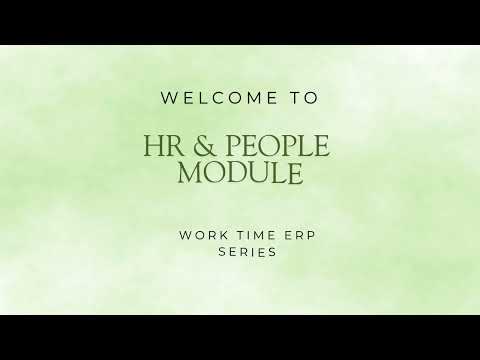 HR & PEOPLE MODULE
