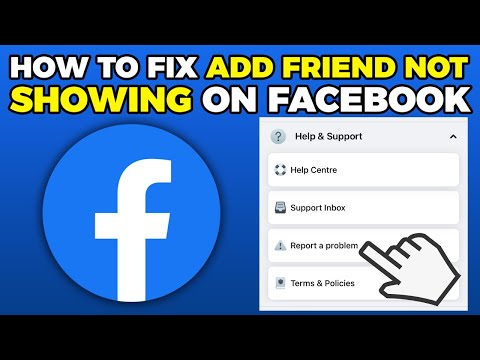 How To Fix Add Friend Not Showing On Facebook (2025)