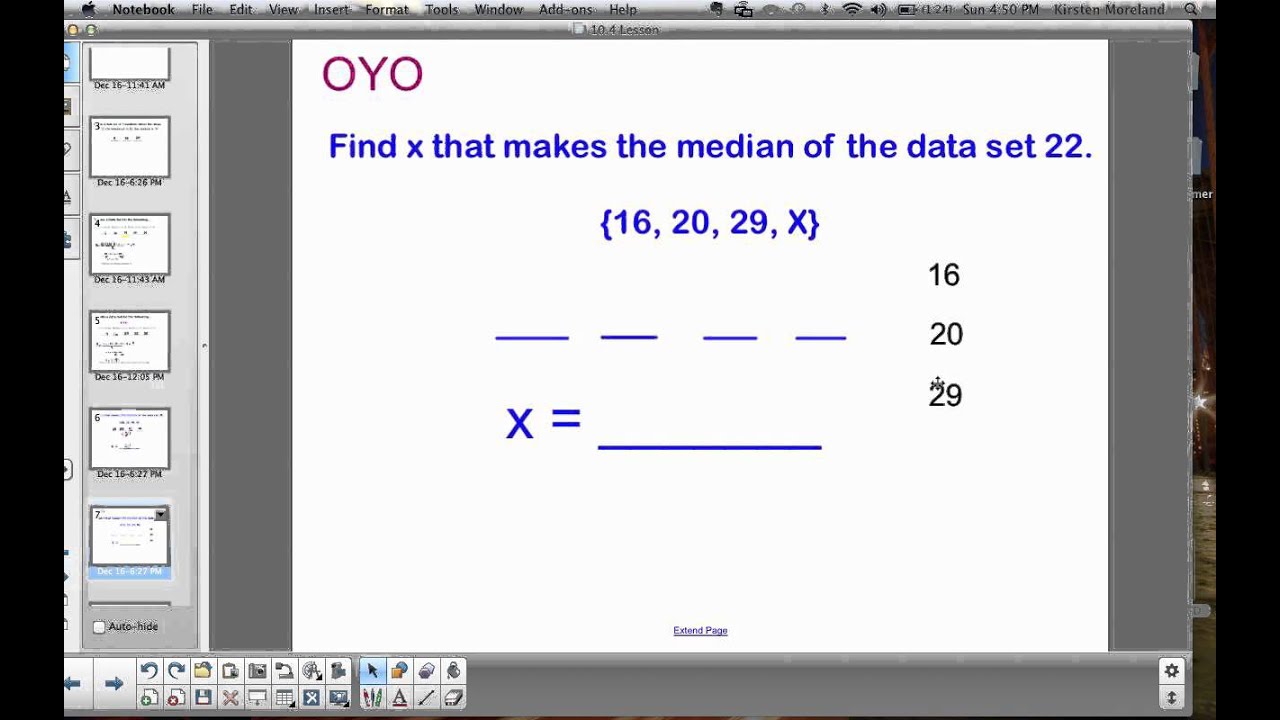 Creating Data Sets Video - YouTube