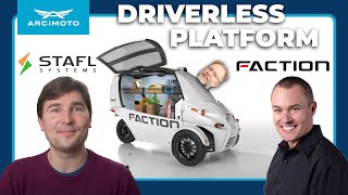 Arcimoto Driverless Platform | FACTION + STAFL Systems | Weekend Update