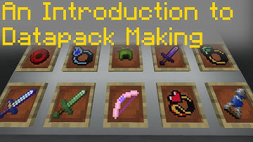 An Introduction into Making Datapacks in Minecraft 1.16.2