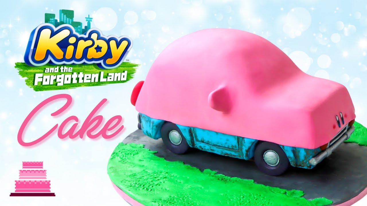 KIRBY CAR CAKE - Kirby and the Forgotten Land Cake - YouTube