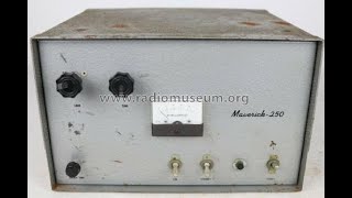 Maverick 250 linear amplifier customer's walkthru talkthru + keydown on the bench