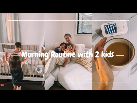 My morning Routine as a Mom with two kids || 2024