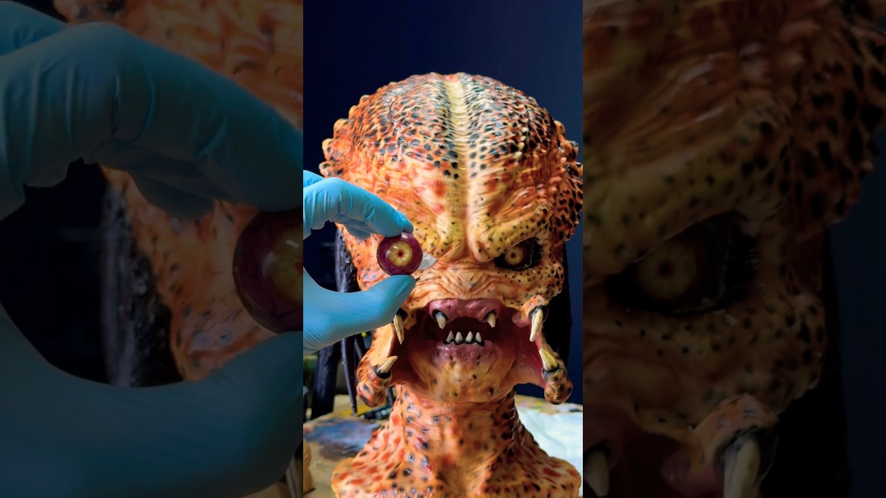 I Created the World´s first Predator 3D target Head! 